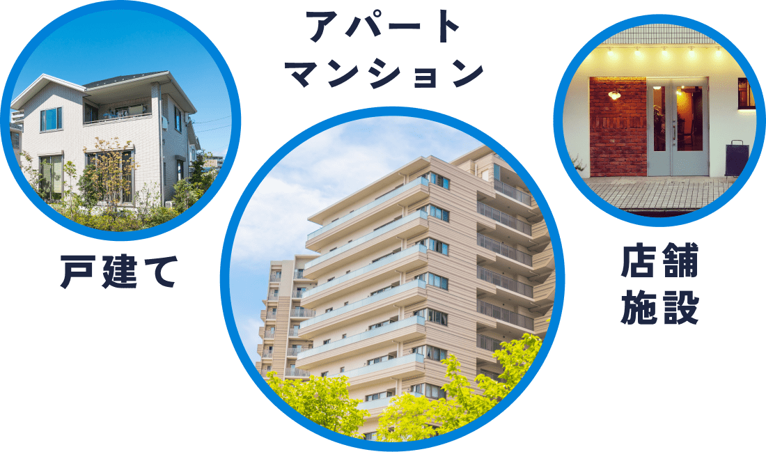 とだて、アパートマンション、店舗施設